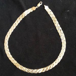 SS braided necklace